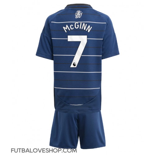 Dres Aston Villa John McGinn #7 Tretina pre deti 2024-25 Krátky Rukáv (+ trenírky)